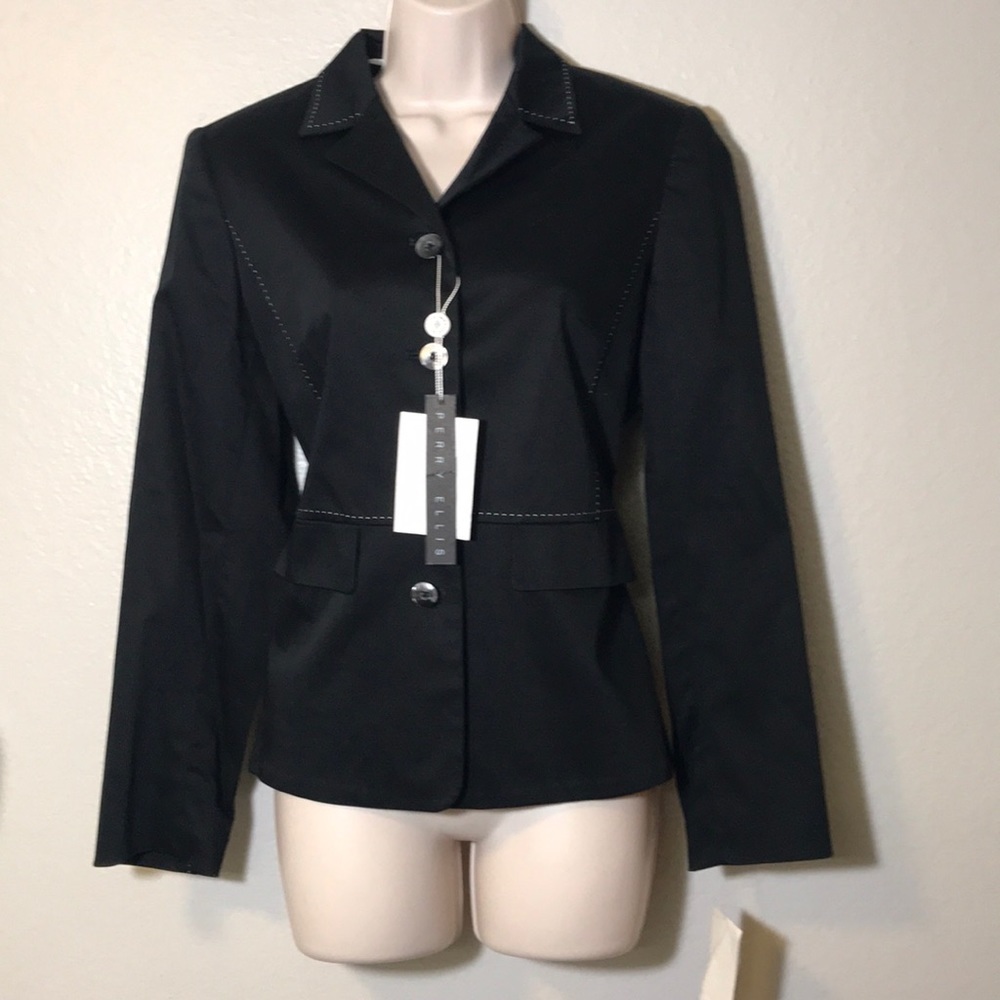 🧥2x Host Pick🧥 NWT Perry Ellis Blazer Size 4